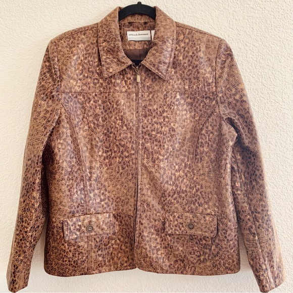 Alfred Dunner Animal Print Jacket - Picture 1 of 10